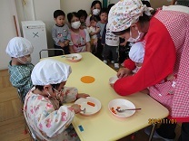 写真：芋煮会の