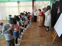 写真：キャンドルサービス