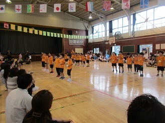 4,5歳児クラス閉会式の様子の写真