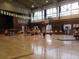 5歳児クラス競技の様子の写真