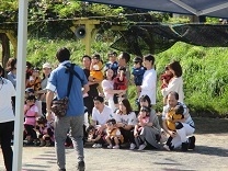 写真：二歳児クラス競技の様子