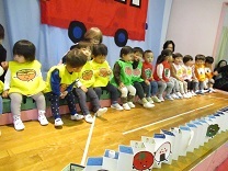 1歳児本番の写真