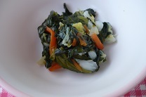 写真：ほうれんそうのさっぱり和え