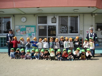 写真：交通安全教室集合写真