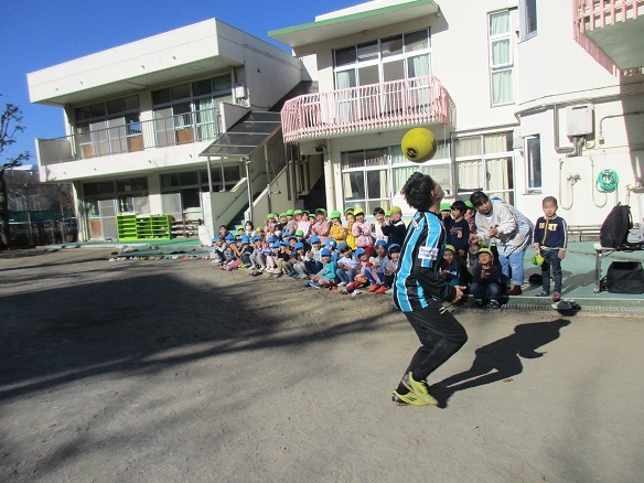 ボールあそび体験の様子の写真