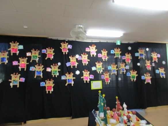 5歳児の作品の様子の写真