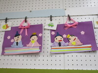 4歳児のお雛様の写真