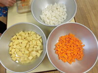 写真:切れた食材