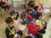 写真:4歳児のお面