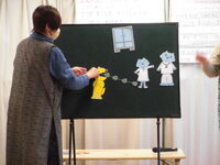 写真:パネルシアターの様子