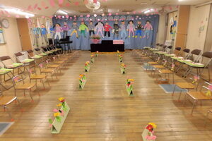 写真:式場の様子