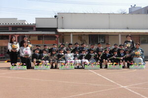 写真:卒園記念写真撮影