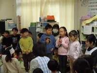 写真:4歳児の司会