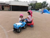 写真:1歳児保育参観2