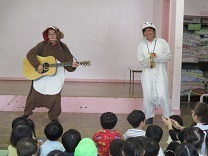 たぬぞうさんとあざらーくんの写真