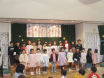 写真：5歳児クラスからの歌
