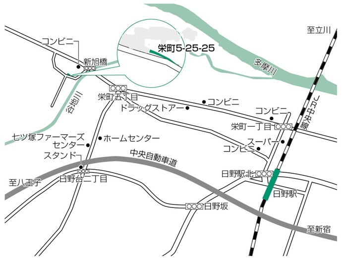 栄町五丁目詳細図