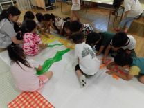 写真:夏まつりの準備1