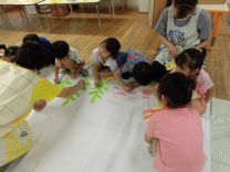 写真:夏まつりの準備2