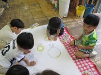 写真：夏祭り準備4