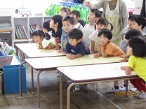 こあら組が見学に来た写真