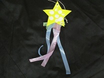 うさぎ組の七夕飾りの写真