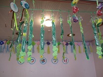 ホールの飾りの写真