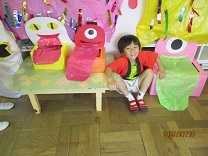 お化け道の写真