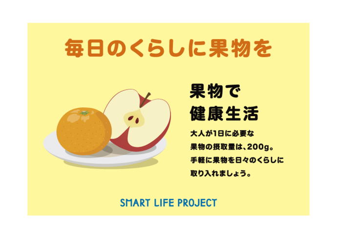 毎日の暮らしに果物を