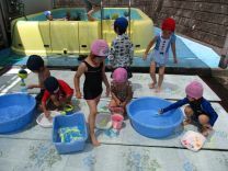 写真：プール開き7