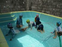 写真：プール開き9