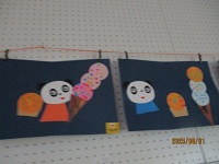 2歳児の作品の写真