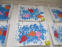 1歳児の作品の写真