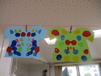 3歳児クラスの作品の写真