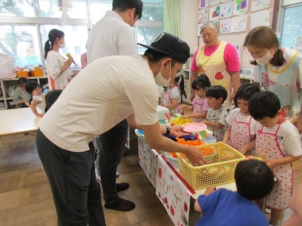 4歳児保育参観の様子の写真