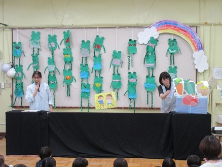 食育の話の様子の写真