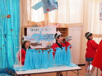 ぱくぱくコーナの様子の写真