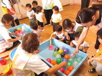 ヨーヨーつりをしているところ2