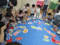 魚つりをしている様子2