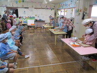 5歳の調理保育の様子1