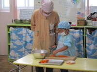 5歳児の調理保育の様子2