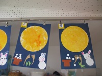 3歳児のお月見作品の写真