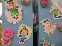 5歳児の作品の写真