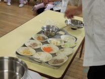 写真：芋汁の食材