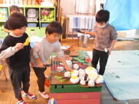 バーベキューをしている写真