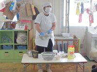 おやつ作りの写真