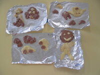 おやつ。クッキーの写真