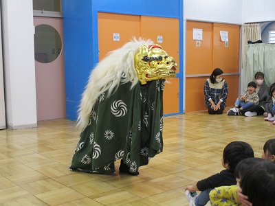 お獅子の写真