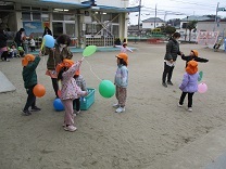 羽根つきの写真