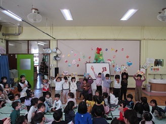 12月のお誕生日会の様子